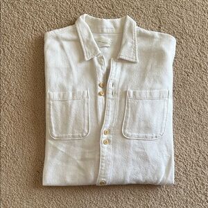 Aime Leon Dore White Cotton Button-Down Shirt